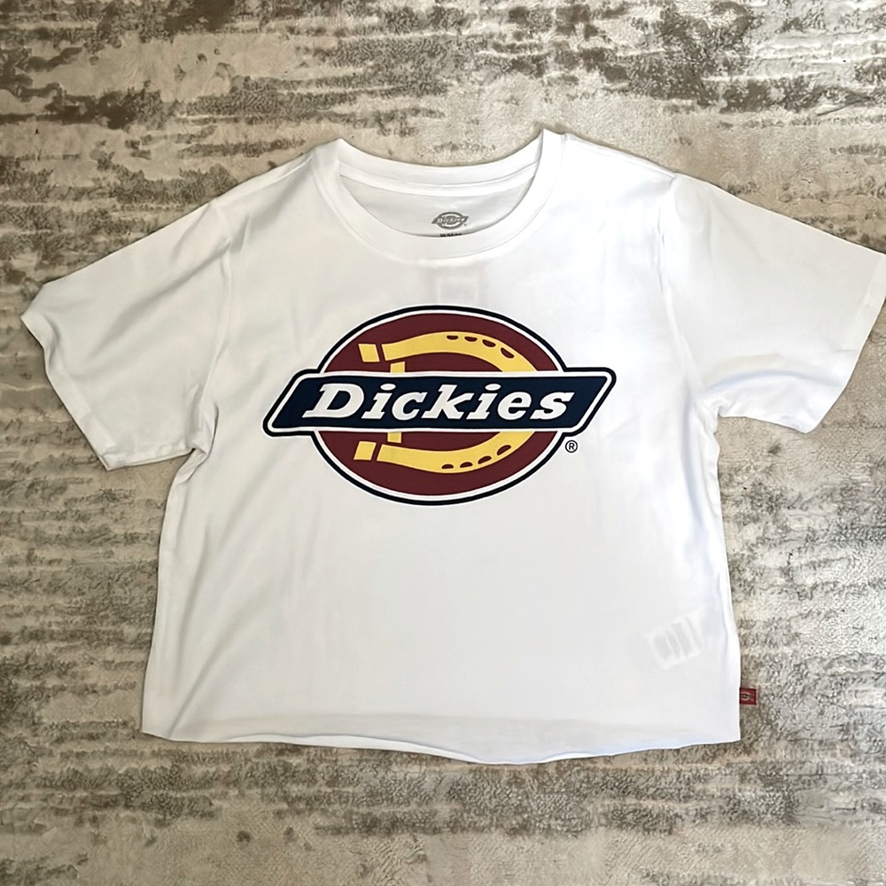 Dickies White Crop Tee